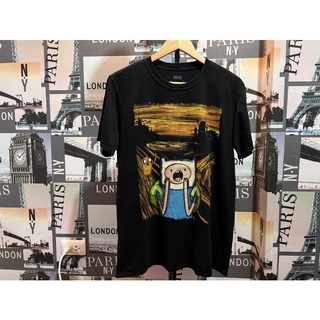 ผ้าฝ้ายคอกลมเสื้อ Adventure Timefrom S-4XL