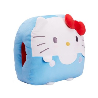หมอนสอดมือสีฟ้าคิตตี้ Hello Kitty/สินค้ามือหนึ่งจากช้อปซานริ​โอ้​