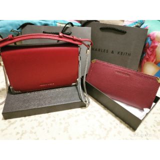 CHARLES&amp;KEITH Wallet กระเป๋าสตางค์ซิปรอบ