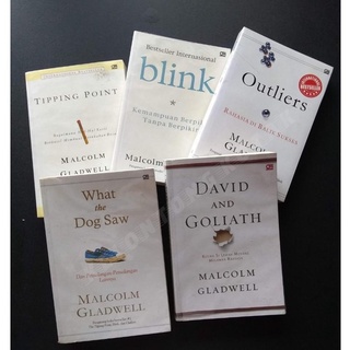 [ภาษาอังกฤษ - อินโดนีเซีย] หนังสือ BESTSELLER MALCOLM GLADWELL - เคล็ดลับ จุดด่างดํา จุดด่างดํา ออตลิเออร์ สิ่งที่สุนัขเห็น เดวิด และโกลเลียธ พูดคุยกับผู้ส่งเสริม [ของแท้]