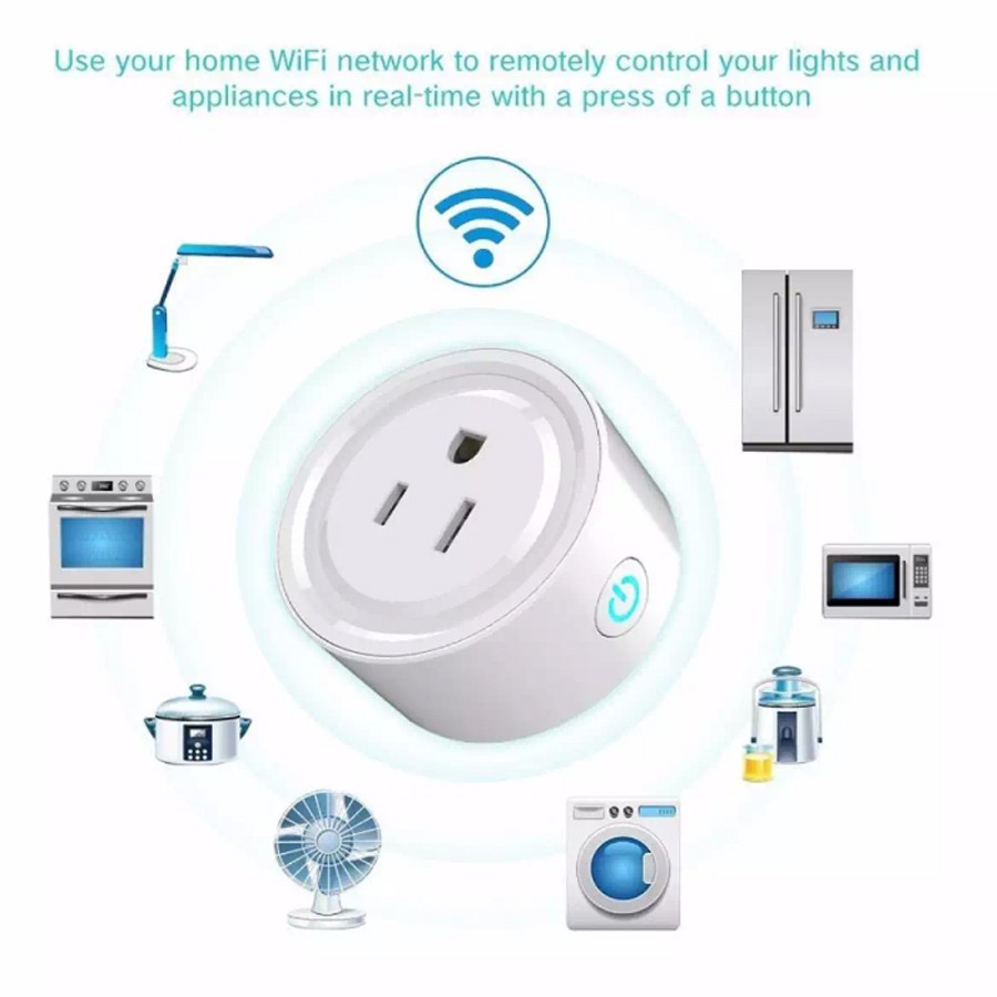ปลั๊กไฟอัจฉริยะ ONVIA Universal Smart Plug WiFi สั่งงานเปิดปิด ผ่าน