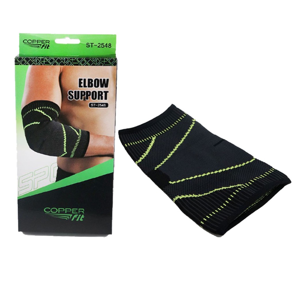 ปลอกรัดข้อศอก ผ้ารัดข้อศอก  Copper Elbow Support ST-2548