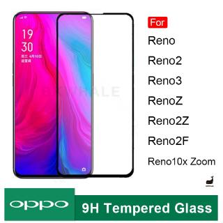 OPPO Reno2 Reno 2F RenoZ Reno10x Zoom ซูมกระจกนิรภัย 9H ฟิล์มป้องกันรอยขีดข่วนหน้าจอกันรอย