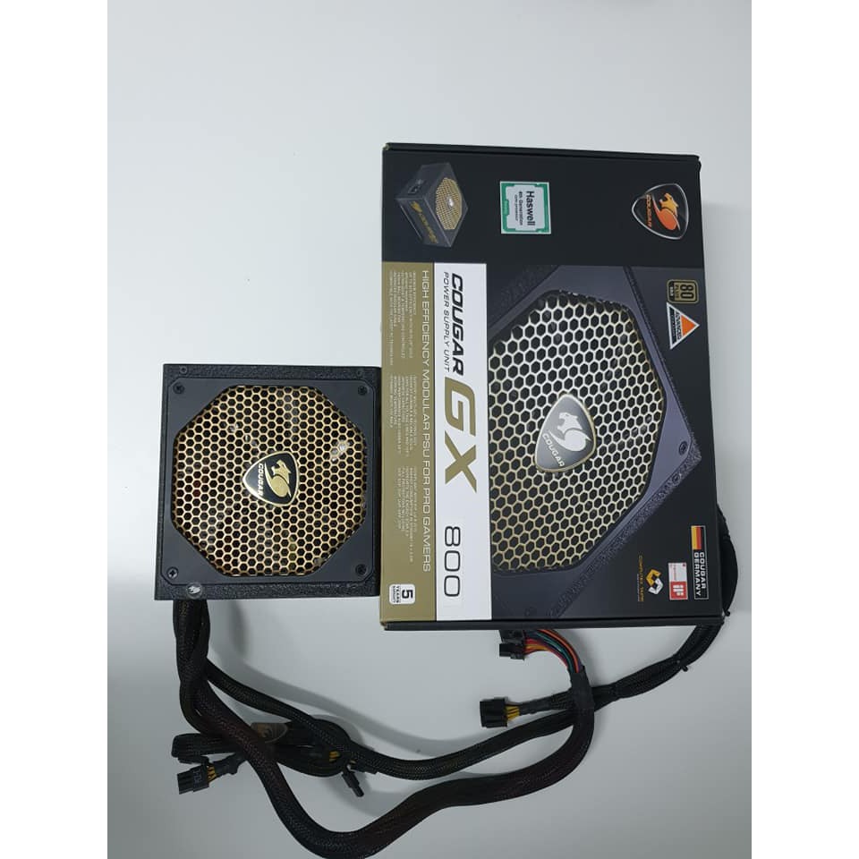 PSU  Cougar 800W (80+ gold)  สภาพใหม่