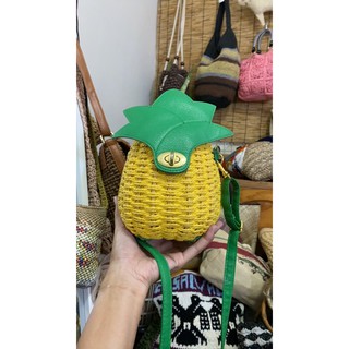 กระเป๋าสานลายสัปปะรด🍍