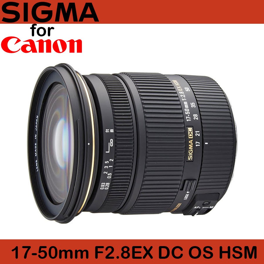 Canon Mount Sigma 17 50mm F2 8ex Dc Os Hsm Shopee Thailand