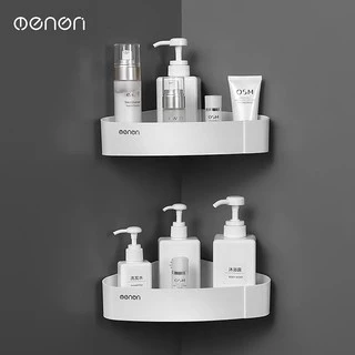 ECOCO ชั้นวางของในห้องน้ำ (ไม่มีราวเหล็กแขวน)ไม่ต้องเจาะ มี2สีให้เลือก SX-166