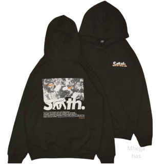 เสื้อกันหนาว มีฮู้ด ลาย House Of Smith สีดํา