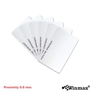 [สินค้าคุณภาพ] Winmax-PXC08 บัตร Proximity Card Winmax 0.8 mm 125 KHz (สั่งขั้นต่ำ 50ใบ)