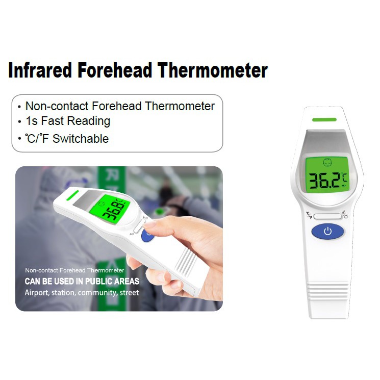 ****สินค้าพร้อมส่งทันที**** Non-Contact Infrared Forehead Thermometer/เครื่องวัดอุณหภูมิร่างกายแบบไม่สัมผัส