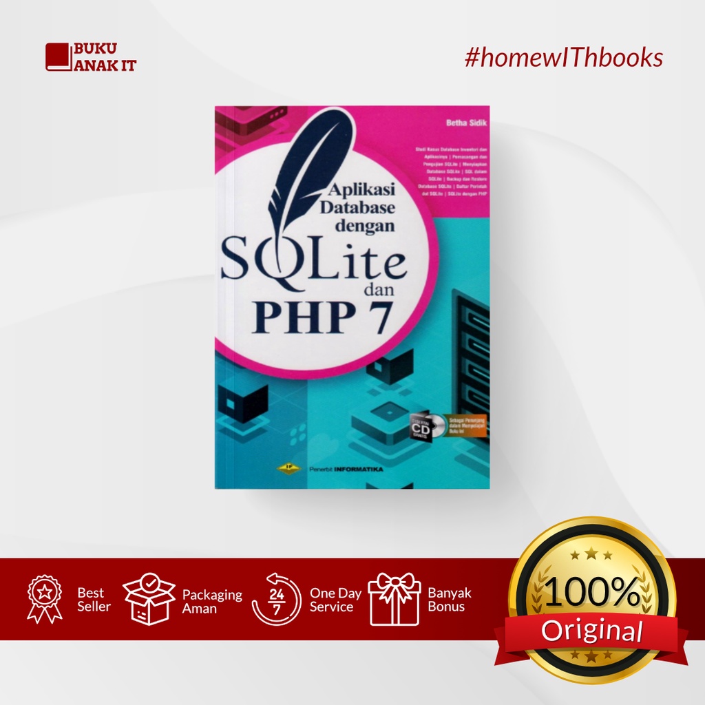 หนังสือการตรวจสอบฐานข้อมูลพร้อมซีดี SQLITE และ PHP 7 BONUS | เบธา ซิดิก | ผู้ประกอบการ PUBLISHER