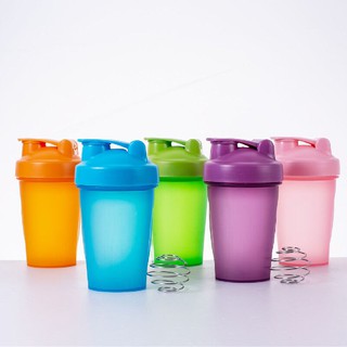 BPA แก้วเชค แก้วชงโปรตีน กระบอกเชค แก้วเขย่าเวย์ โปรตีน ขนาด 400ml（1208）