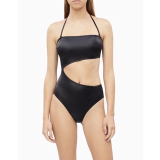 พร้อมส่ง SW6 ชุดว่ายน้ำ Calvin Klein Cut Out One Piece Swimsuit ของแท้