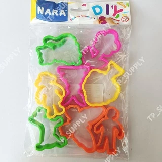 NARA Kids Tools แม่พิมพ์ดินน้ำมัน แม่พิมพ์พลาสติก สำหรับดินน้ำมัน ดินเบา แป้งโดว์ โฟมปั้น ดินปั้นทุกชนิด (เลือกชุด)