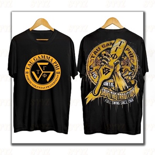 เสื้อยืด พิมพ์ลาย R.Triskelion Fratshirt Tau Gamma Phi TGP สําหรับผู้ชาย