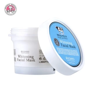 BEAUTY BUFFET SCENTIO MILK PLUS WHITENING Q10 FACIAL MASK -มิลค์พลัส ไบร์ แอนด์ ไวท์ เฟเชียล มาส์ค (100 ml)