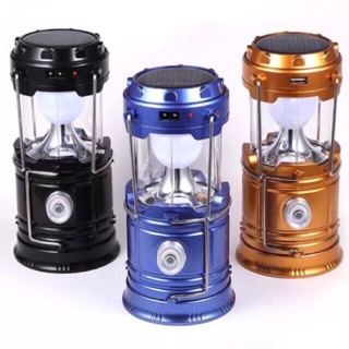Fast Fashion T-5800 6 LED Solar Camping Lamp Rechargeable Lantern
