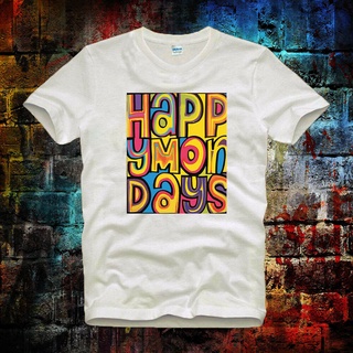 เสื้อยืดผ้าฝ้ายเสื้อยืด พิมพ์ลาย Happy Mondays Indie Dance Madchester Rave Bez Ryder อเนกประสงค์ DIY 2022L XL  XXL 3XL