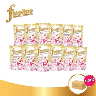 FINELINE ไฟน์ไลน์ น้ำยาซักผ้า พลัส ถุงเติม 400 มล. สีทอง (ยกลัง12 ถุง)