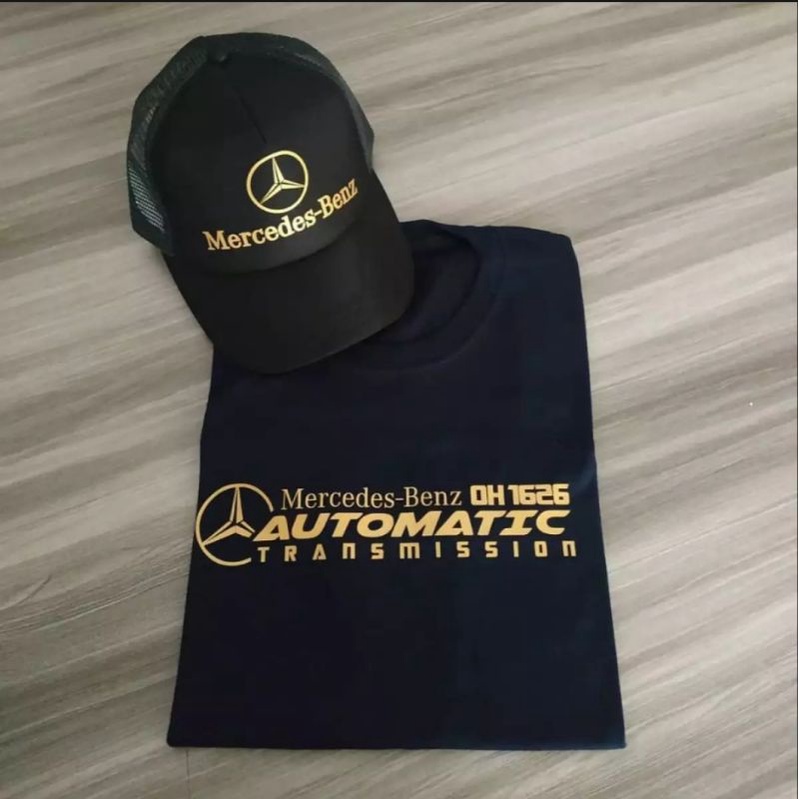 เสื้อยืด MERCEDES BENZ DISTRO พร้อมหมวก BONUS