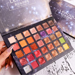 LEADUU พาเลทอายแชโดว์ 35 สี สีสันสดใส