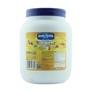 เบสท์ฟู้ดส์ สเปรด รสส้ม 4.3 กิโลกรัม Best Foods Orange Spread 4.3 kg