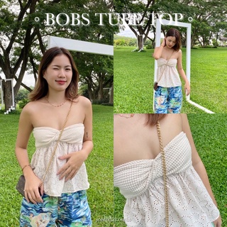 SOMEDAY : BOBS TUBE TOP | เสื้อเกาะอก ไหวพรมฉลุลาย ทวิตหน้า น่ารักเกาหลีมากๆ