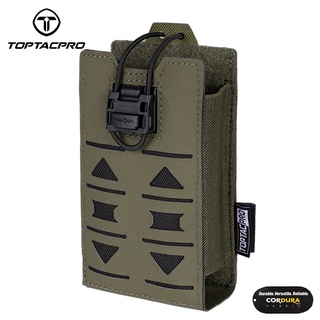 Toptacpro กระเป๋าวิทยุยุทธวิธี สําหรับ 148 152 MPU5 MOLLE 556 Quick Release 8517 Outdoor Wargame Ranger Green Gears