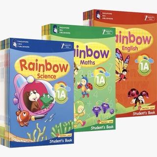 Singapore SAP Rainbow English/Sicence/Math ,K1+K2,สมุดแบบฝึกหัด,Kindergarten Workbook,Activity Book