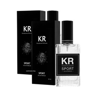 KR Handsome Perfume น้ำหอม น้ำหอมผู้หญิง น้ำหอมสำหรับผู้หญิง น้ำหอมผู้ชาย น้ำหอมสำหรับผู้ชาย กลิ่นสปอร์ต cps แชป 2 ขวด