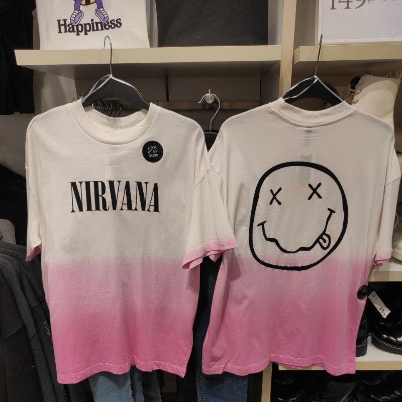 เสื้อยืด Nirvana โอเวอร์ไซส์ H&M ของแท้