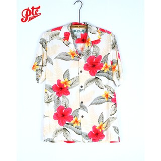 เสื้อฮาวาย Two Palms Hawaiian Shirt Leilani Color Cream