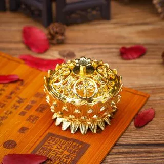 โถใส่กำยาน งานฉลุฝา สวยงาม พร้อมส่งค่ะ