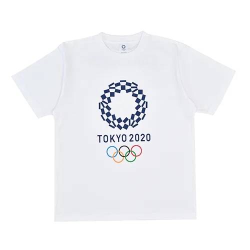 🇯🇵🇯🇵พร้อมส่ง เสื้อยืดโอลิมปิก Tokyo 2020 ของแท้จากญี่ปุ่น 100% ทำจากCottonแท้🤍 สีขาว🤍