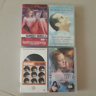 เทป วีดิโอ VDO หนังเรื่อง Almous Famous / High Fidelity / As Good As It Get  / Ever After