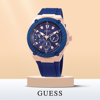 GUESS รุ่นW1049G2 45mm นาฬิกาแบรนด์เนม นาฬิกาผู้ชาย สายซิลิโคน สินค้ายขายดี ของแท้100% พร้อมส่ง