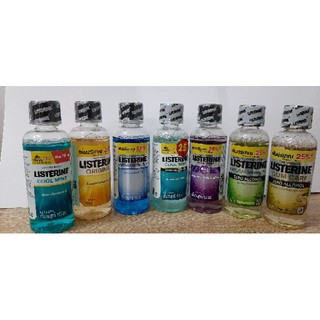 Listerine mouthwash น้ำยาบ้วนปาก ลิสเตอรีน ขนาดพกพา 100 ml