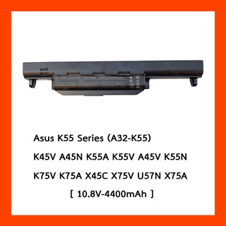 Battery Asus K55 Series A32-K55 : 10.8V-4400mAh Black