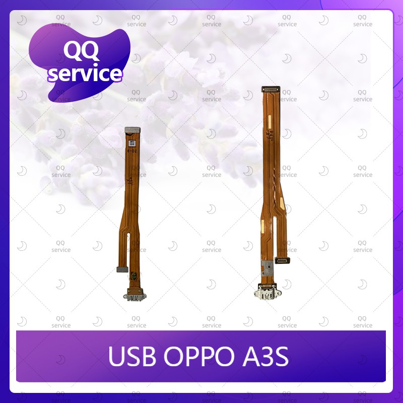 USB OPPO A3S อะไหล่สายแพรตูดชาร์จ แพรก้นชาร์จ Charging Connector Port Flex Cable（ได้1ชิ้นค่ะ) QQ service