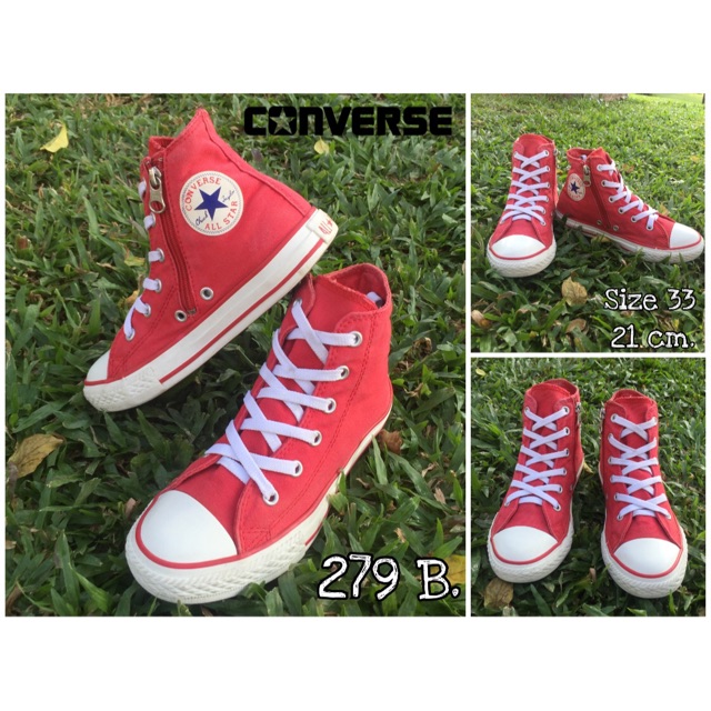 รองเท้าหุ้มข้อเด็กแบรนด์CONVERSE ALL STAR 💯%