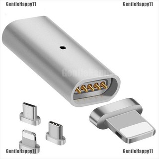 [COD]GentleHappy อะแดปเตอร์เชื่อมต่อแม่เหล็ก Micro USB สําหรับ Android iPhone Type