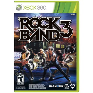 แผ่น XBOX 360 : Rock Band 3  ใช้กับเครื่องที่แปลงระบบ JTAG/RGH