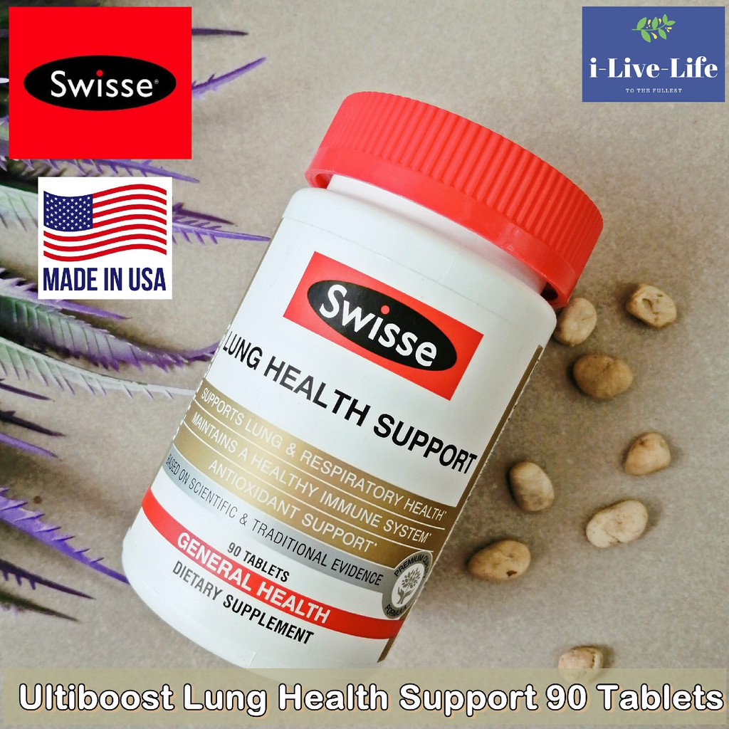 Ultiboost Lung Health Support 90 Tablets - Swisse