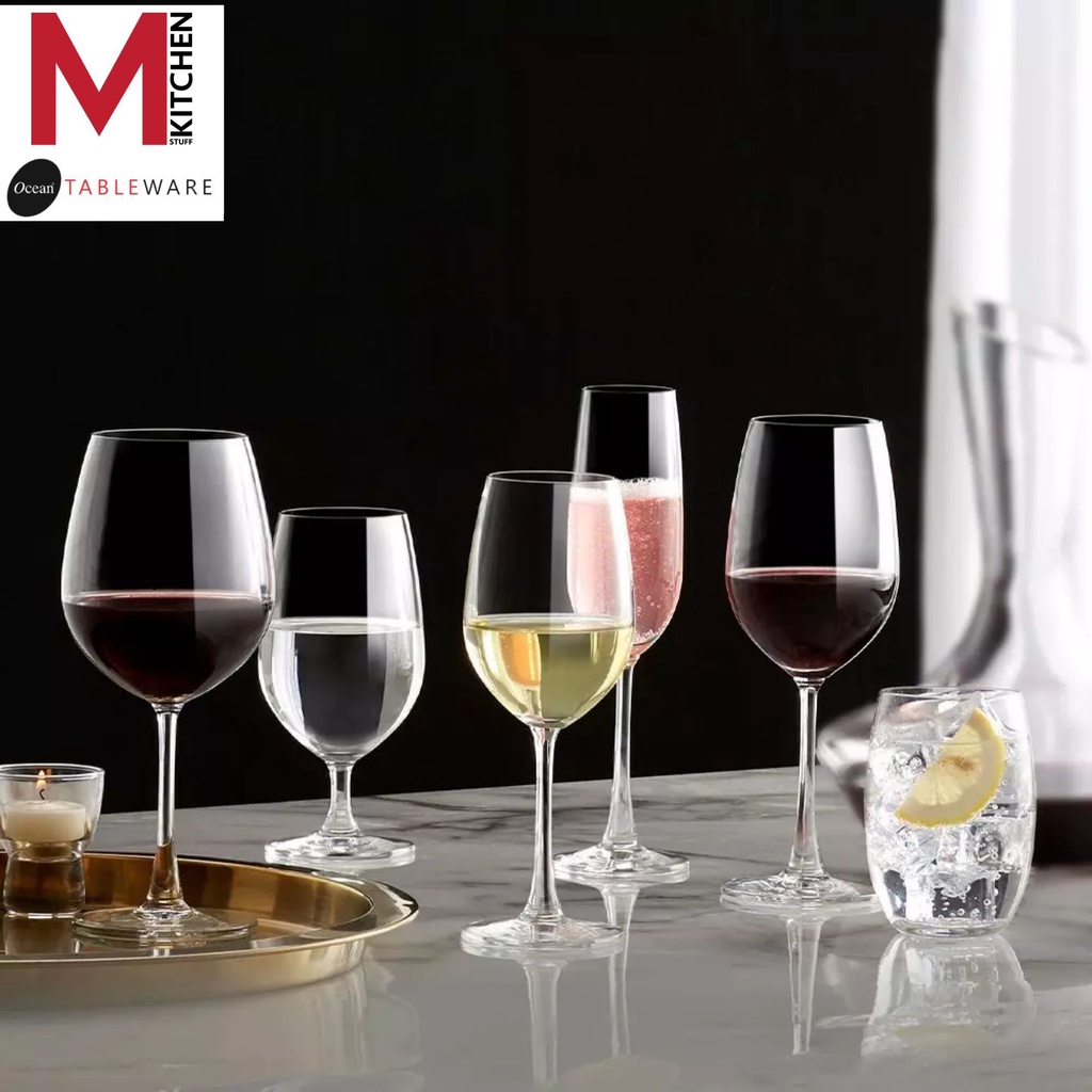 M KITCHEN แก้วไวน์ แก้วแชมเปญ Ocean Wine Glass (A2)