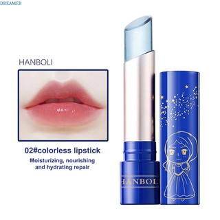 【DREAMER】Color-Changing Lipstick Waterproof Temperature Change Color Lip Moisturizing Lip Gloss Long Lasting Lip Balm 3.2g