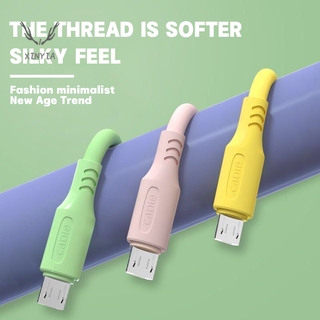 สายชาร์จ 5 สีสายชาร์จเร็วพร้อมสายข้อมูล USB เหมาะสำหรับ Apple และ Android