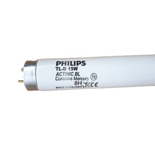 หลอดไฟดักแมลง Black Light UVA 15วัตต์  TL-D15/BL หลอดไฟล่อแมลง หลอดดักแมลง ยี่ห้อ ฟิลิปส์ PHILIPS