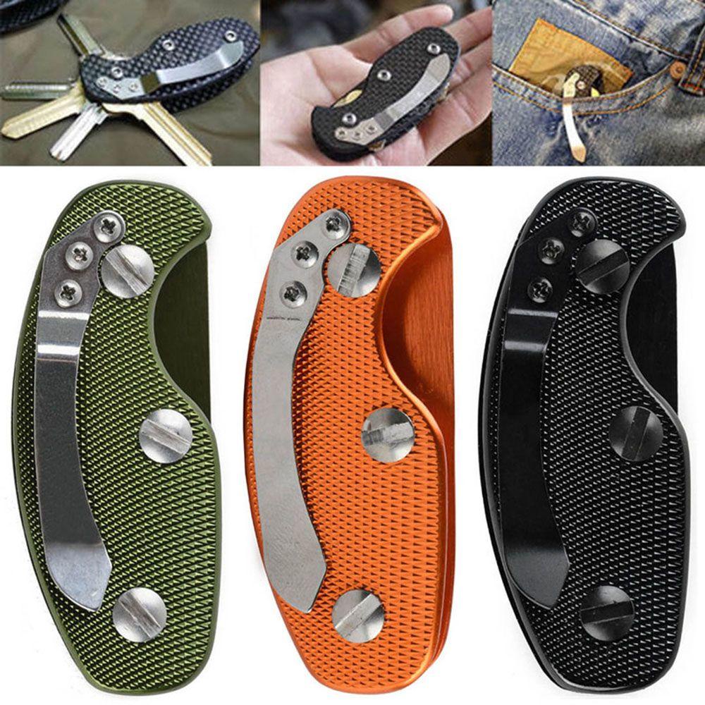 Aluminium Smart Key Holder Clip keyring ที่อยู่อาศัย EDC Pocket Tools
