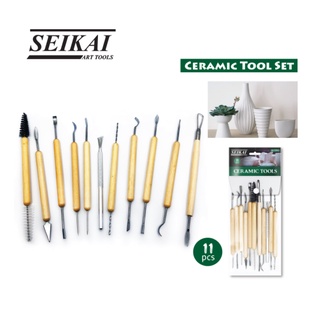 SEIKAI Ceramic Tools Set ชุดเครื่องมืองานเซรามิก 11 ชิ้น SE-CTP11