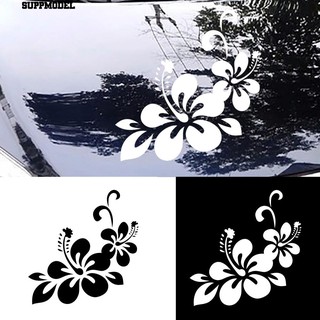 ⏲สติกเกอร์รูปดอกไม้ดอกไม้ Auto Decal สติกเกอร์รถยนต์ Self-adhesive